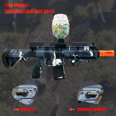 ZoffyFabrizio gel splat blaster in manual mode for customizable action.