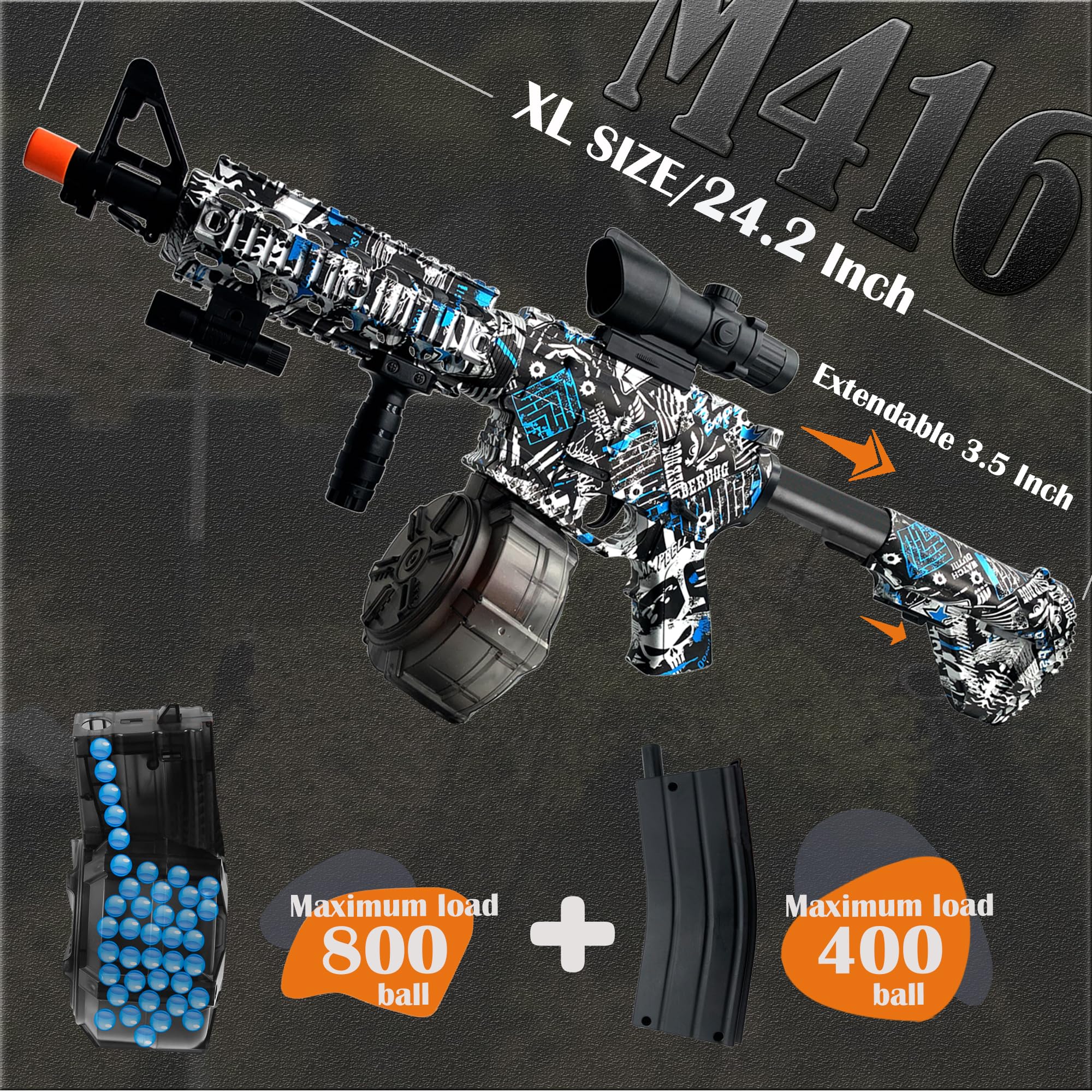 ZoffyFabrizio blaster offers automatic and manual modes for flexible play.
