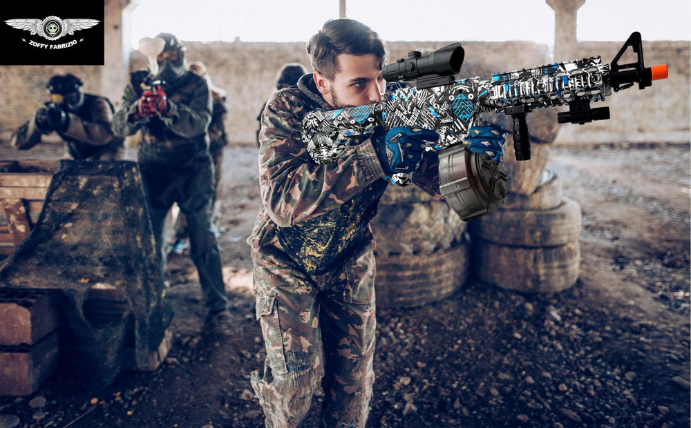 ZoffyFabrizio gel blaster built for durability during outdoor games.