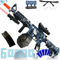 ZoffyFabrizio large electric gel splat blaster enables outdoor action with rapid bursts.