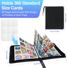 Zofly binder pages fit standard 3-ring binders for sport and trading cards