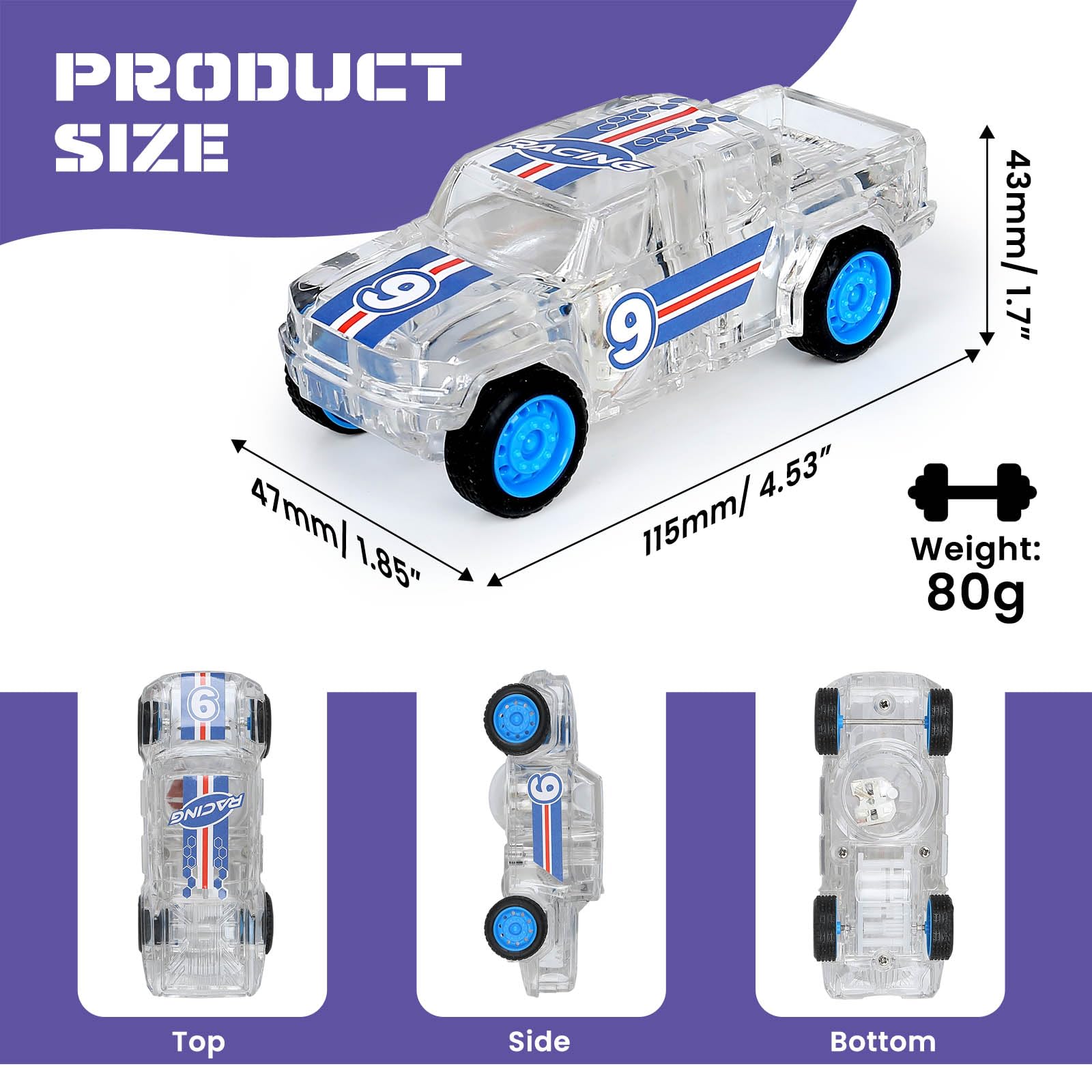 ZOHANINDL collectible-style toy trucks suitable for display and play