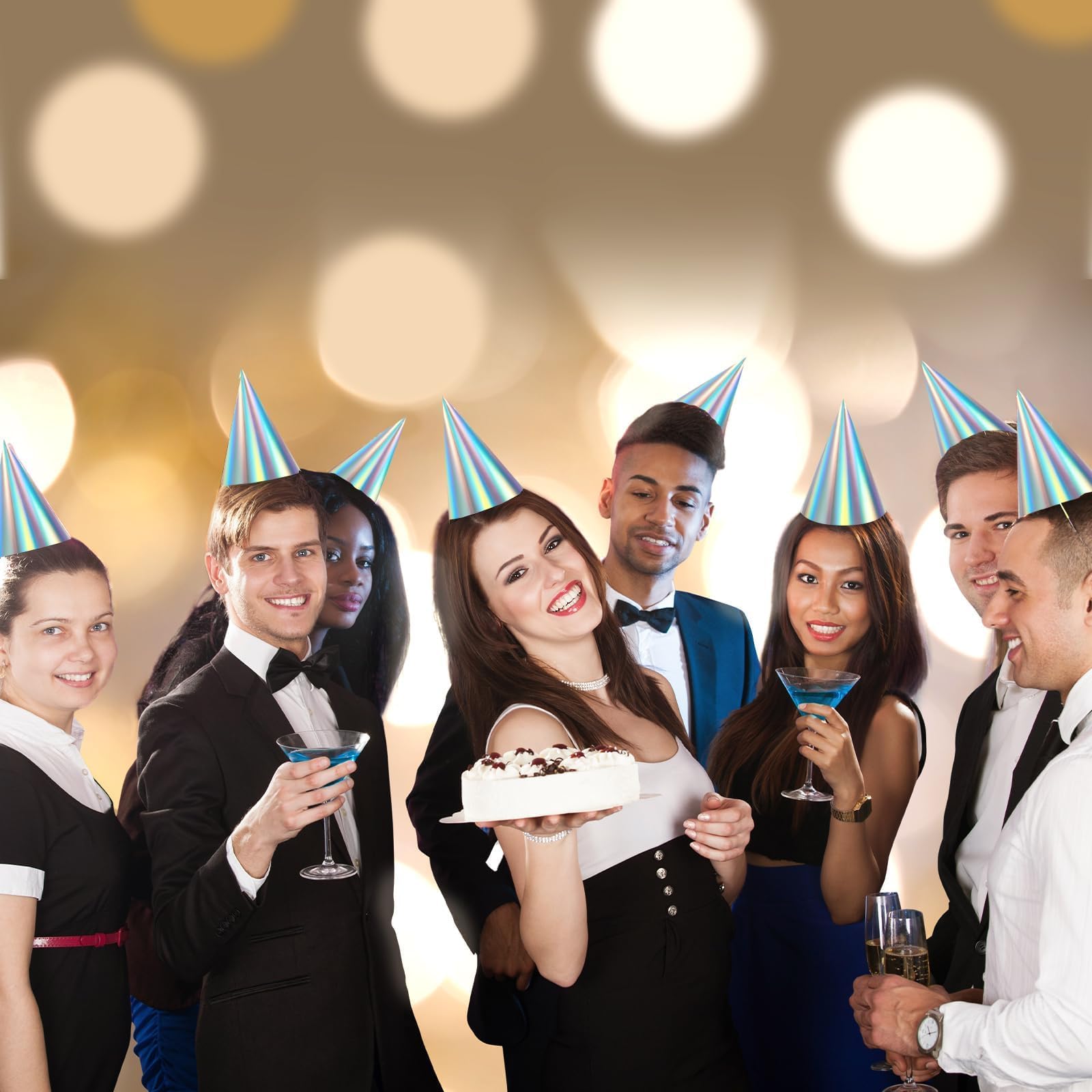 ZOIIWA kids wearing the hats during a playful party moment.