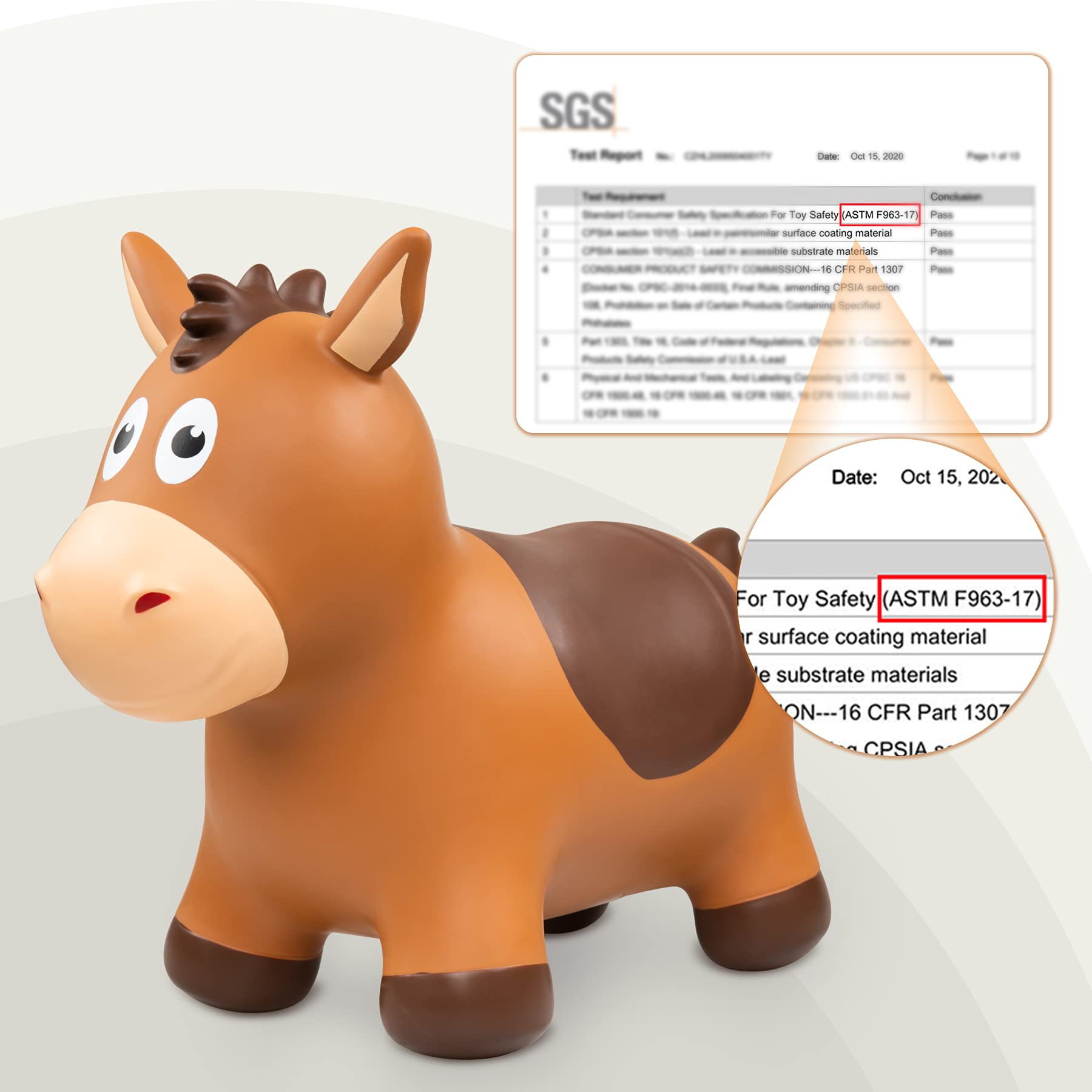 ZOOJOY bouncy horse makes a thoughtful birthday gift that sparks joyful play.