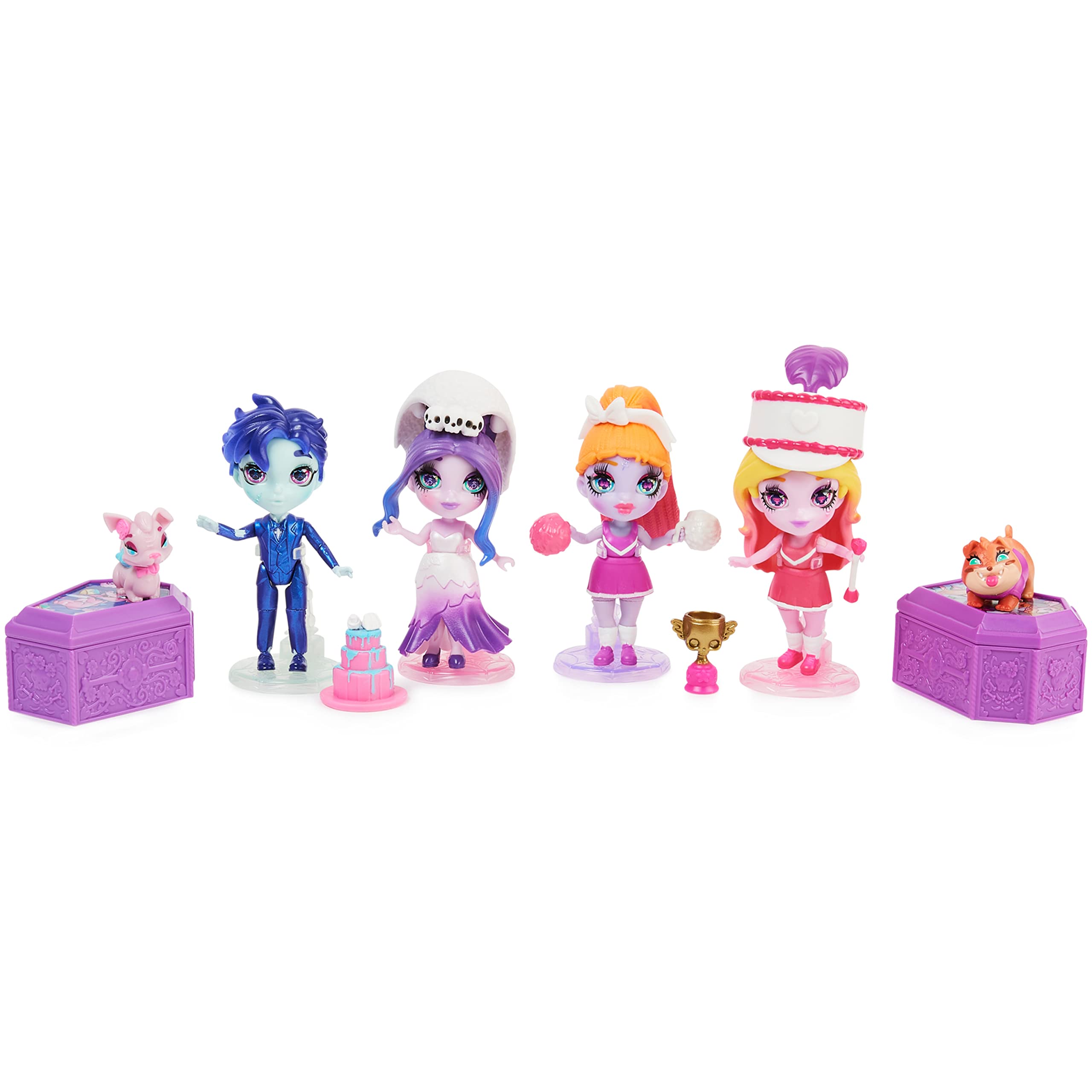 Zombaes Forever glitter brain designs reveal surprise accents during play.