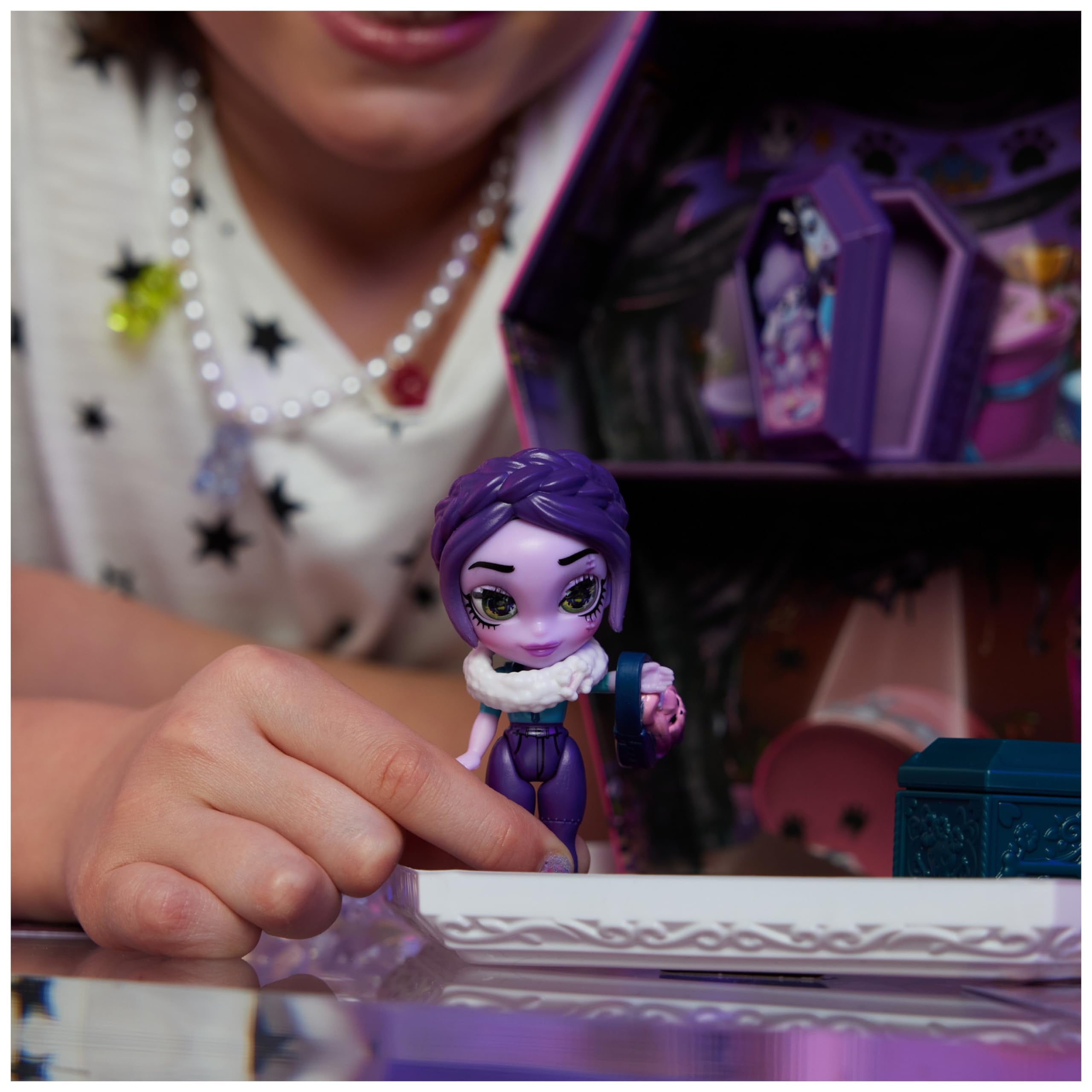 Zombaes Forever doll stands keep figures upright for display.