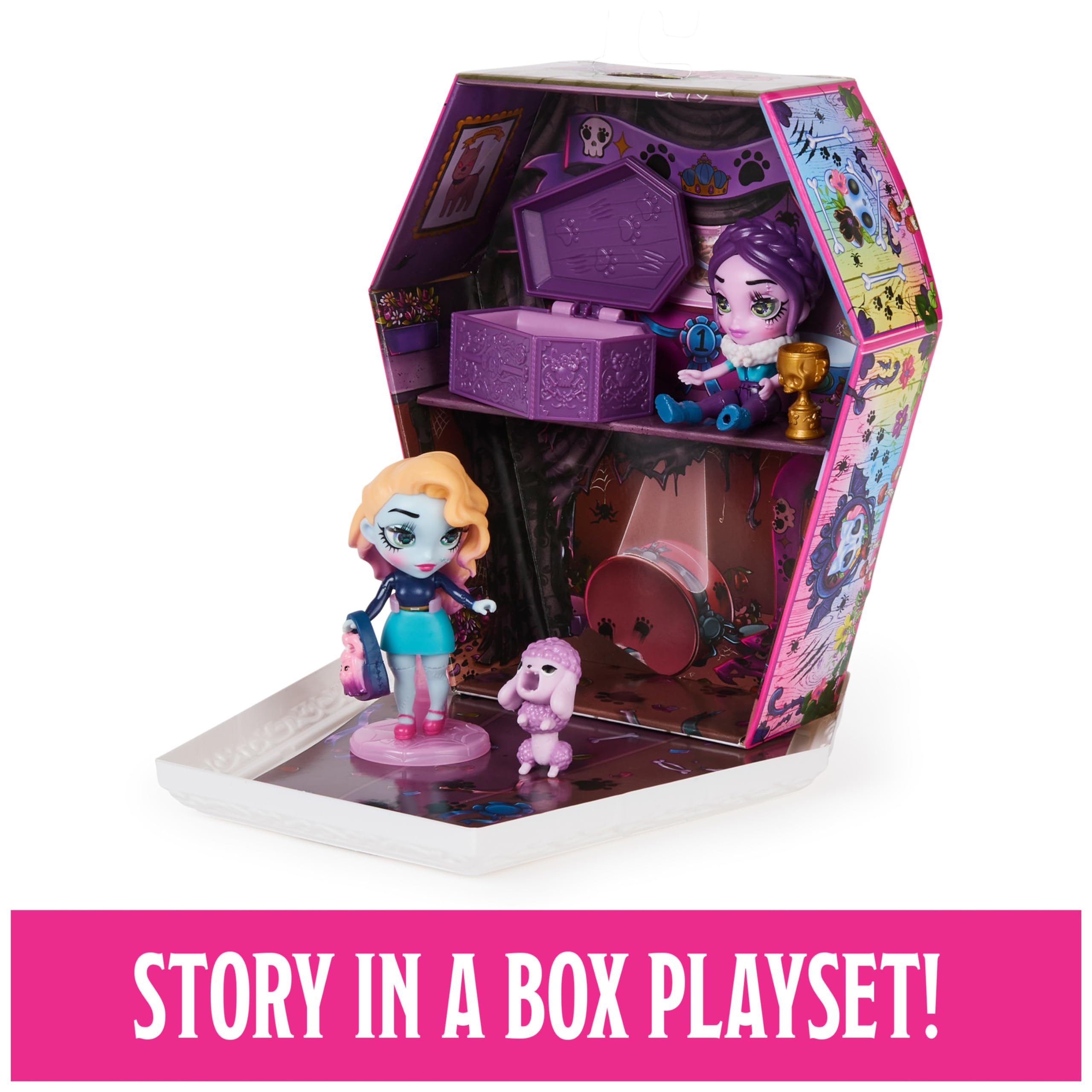 Zombaes Forever holographic collector card adds collectible storytelling flair.
