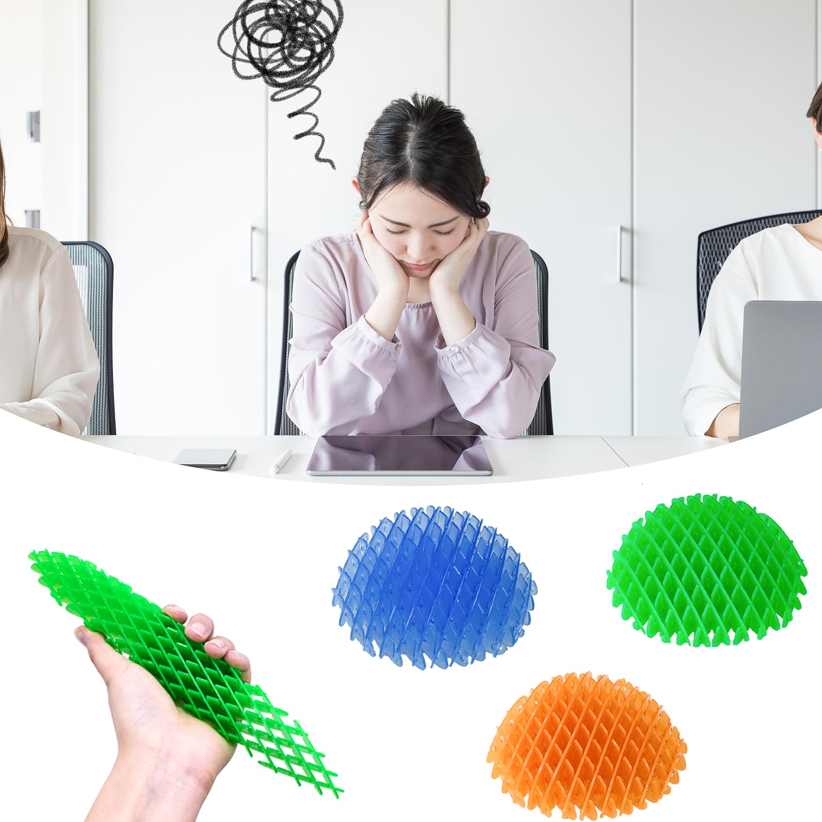 ZOMGURD resistance fidget toy, discreet desk companion for meetings and quiet focus.