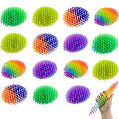 ZOMGURD 15-pack stretchy fidget toys, pocket-friendly for focused play.