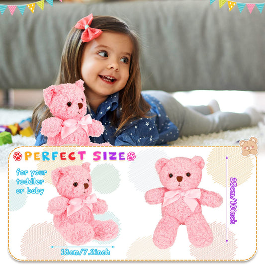 Zomiboo bears with neck bows add charm and perfect gifting.