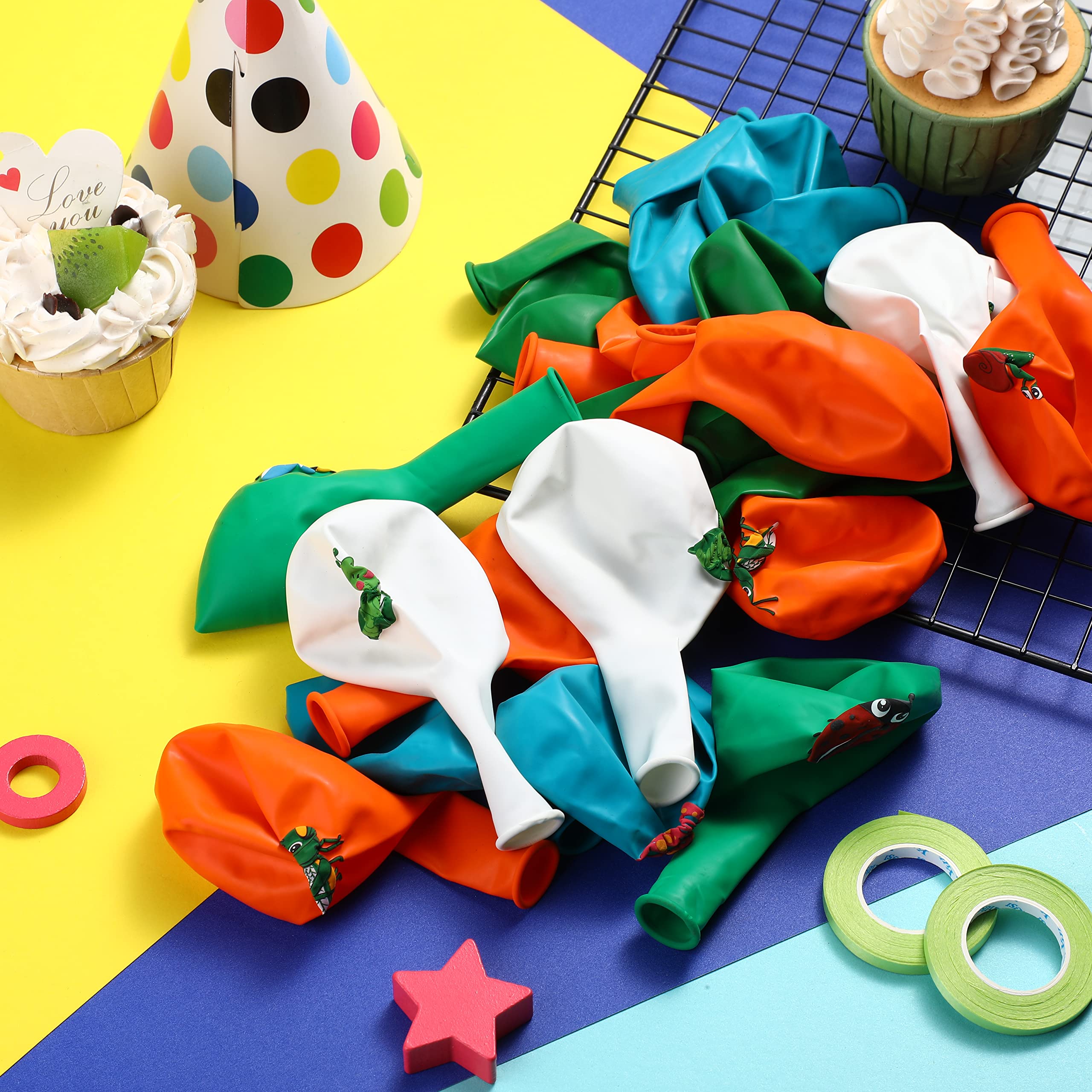 Zomiboo ladybug balloons create cute insect accents for kids parties