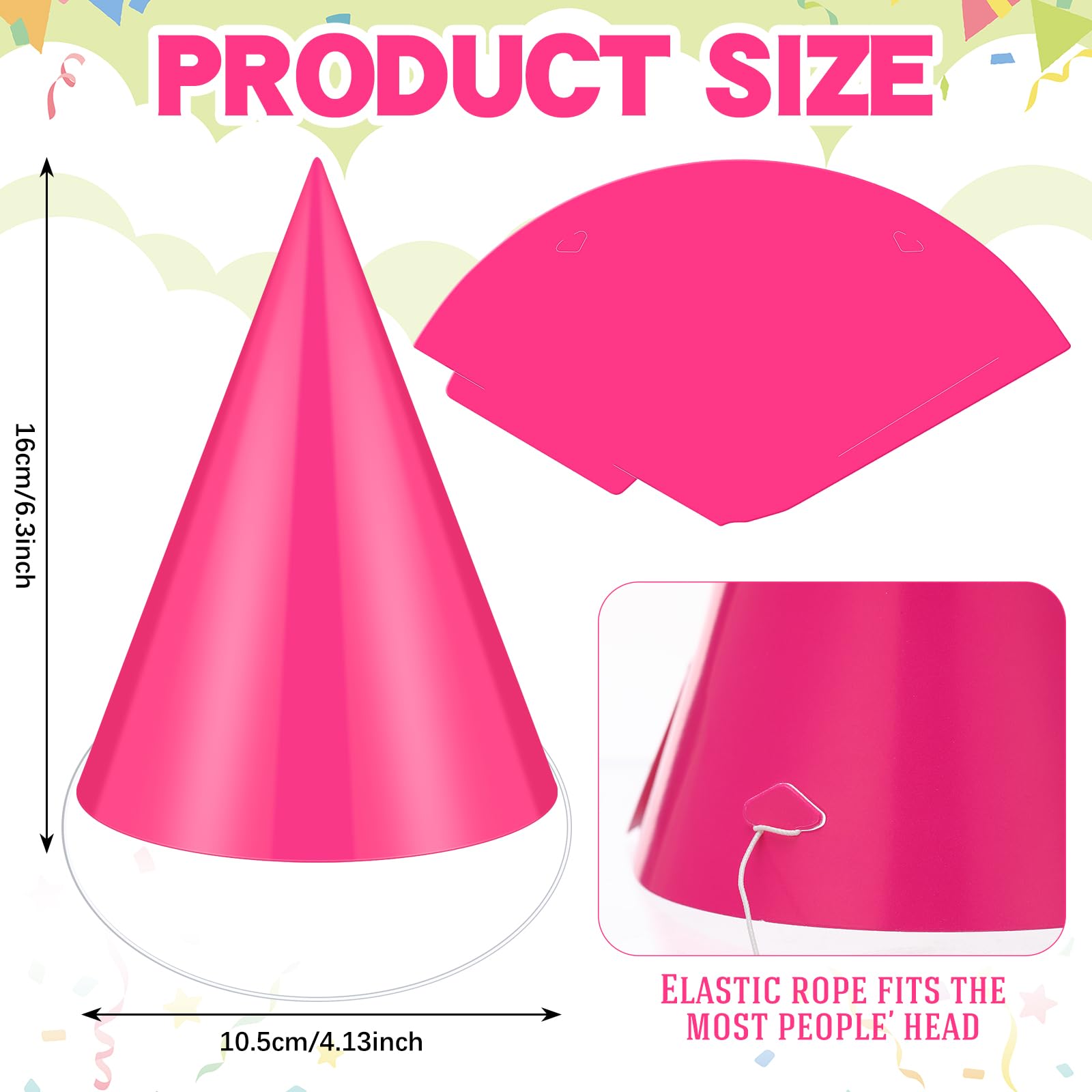 Zomiboo hats are easy to assemble for quick celebrations.