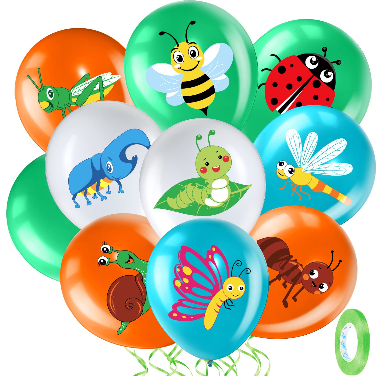 Zomiboo spring-summer bug balloons brighten party spaces for celebrations