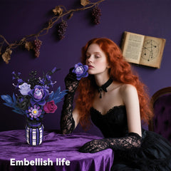 ZONECYTD rose bundle assembly creates a striking desk centerpiece