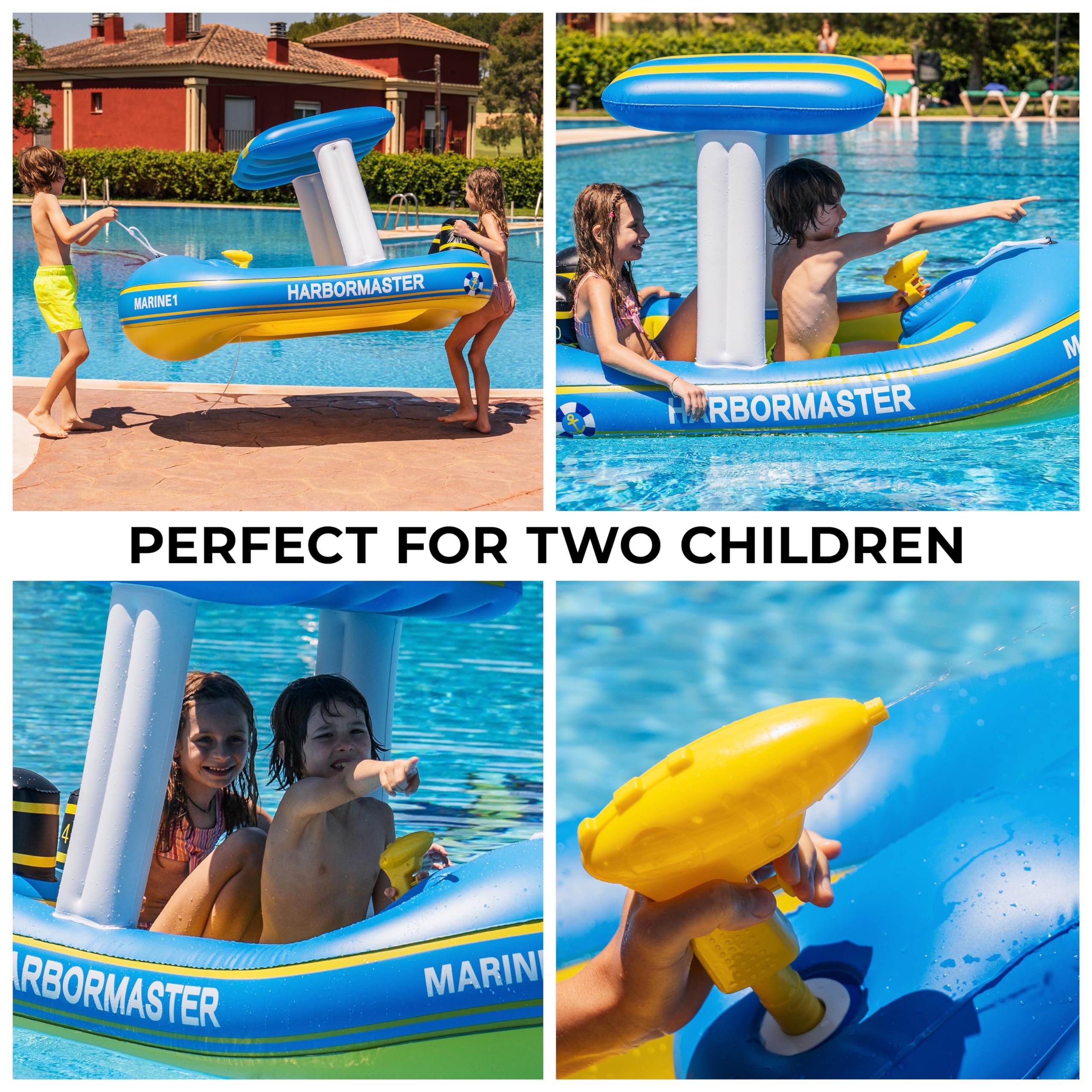 Zone Tech Harbor Master 66-inch length offers spacious room for one rider.
