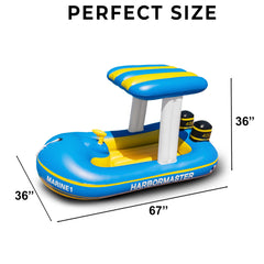 Zone Tech Harbor Master water squirter action keeps you cool and entertained.