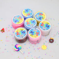 ZONEWAY cake butter slime 7-pack jar collection highlights soft texture for safe play