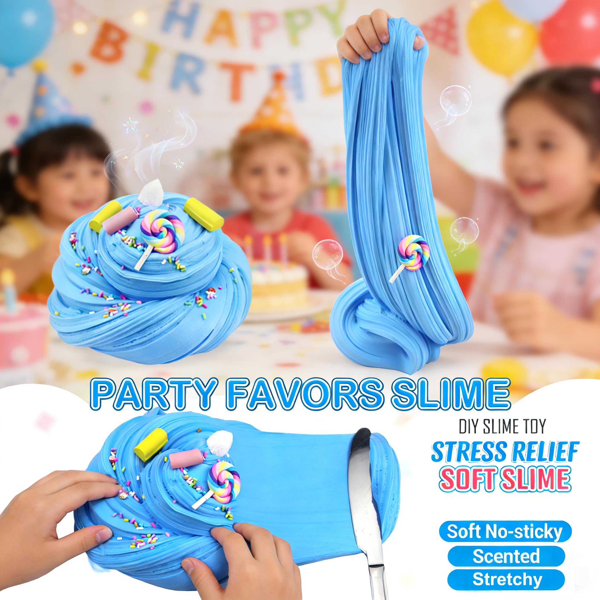 ZONEWAY slime texture closeup reveals smooth squeeze friendly consistency for tactile play