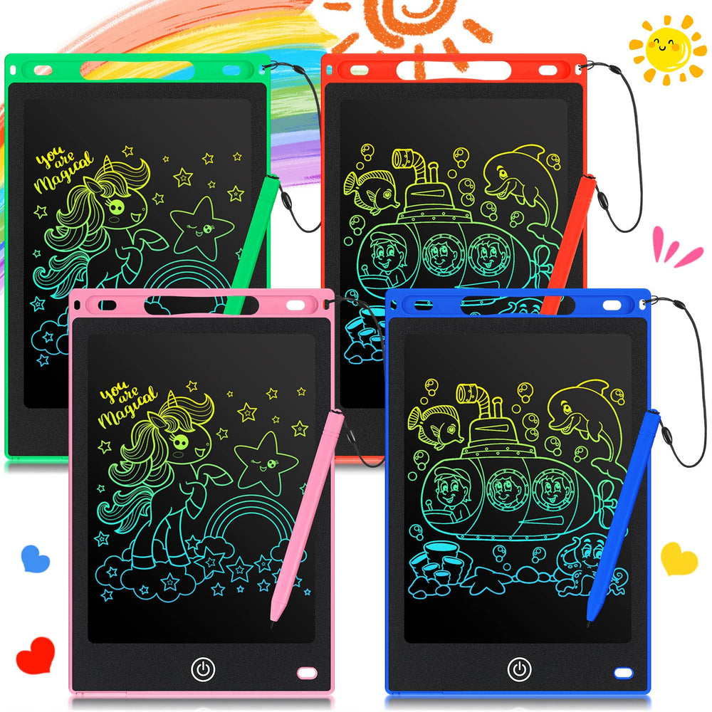 Zonon LCD writing tablet blue set for portable, mess-free note taking.
