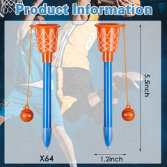 Zonon 5.5 x 1.2 inch basketball pen offering comfortable grip and fun writing