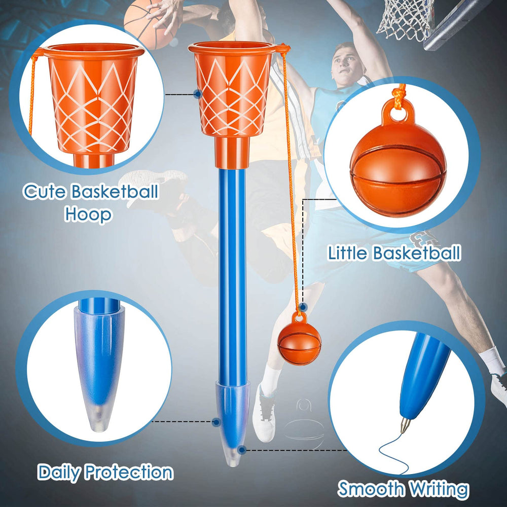 Zonon durable plastic basketball pen designed to resist slipping and last through events