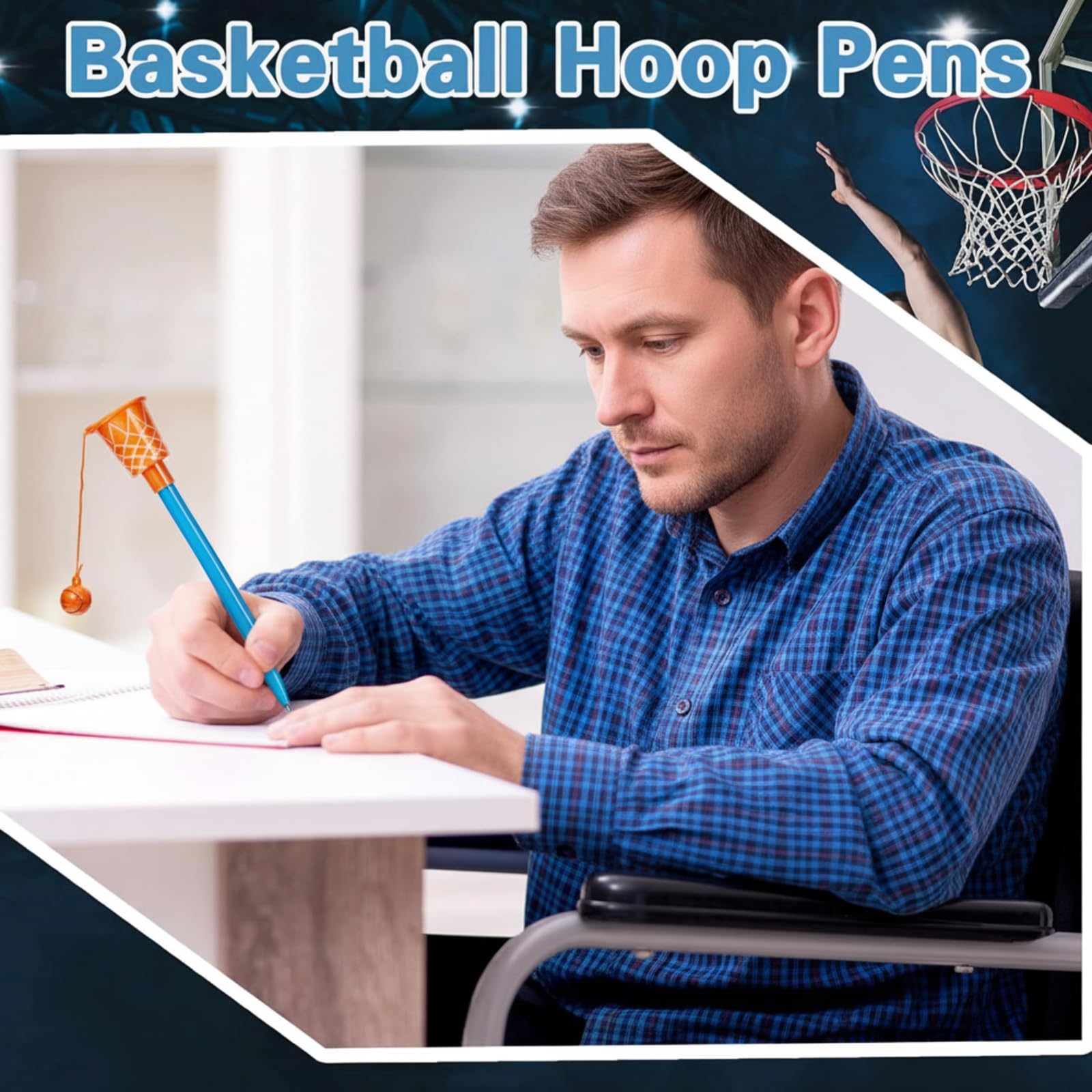 Zonon mini basketball pen rope may loosen but can be tightened for continued use