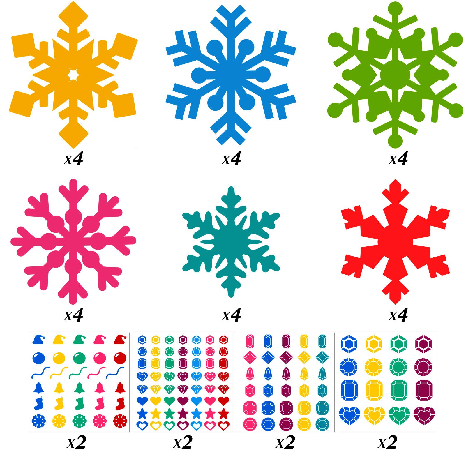 Zonon self-adhesive sticker sheets for easy DIY embellishments