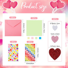 Zonon Valentines kit envelopes for easy card presentation