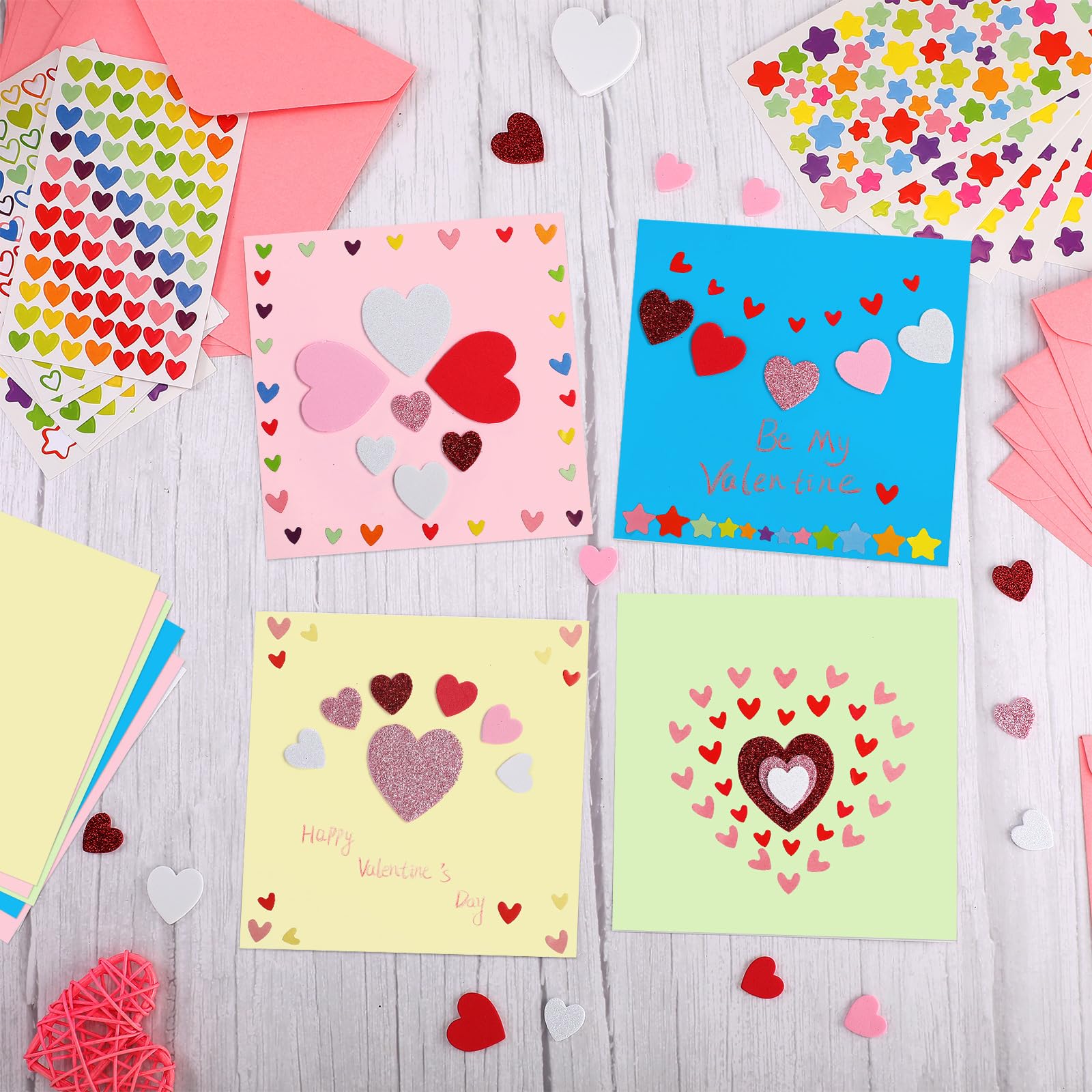 Zonon foam star stickers add festive accents for exchanges and gifts