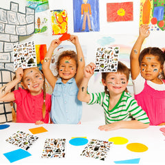 Zonon safari stickers sheet adds color to projects and rewards.