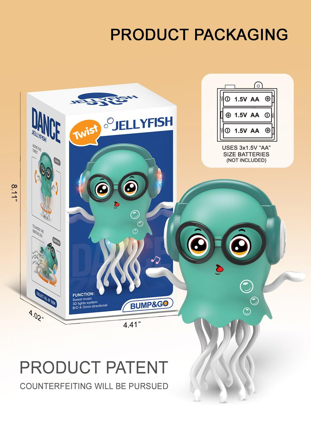 Zonopy Dancing Jellydancer entertains siblings with interactive playtime and imagination.
