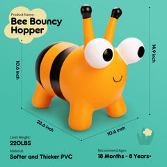 ZOOJOY Bee Hopper leg structure provides stability for steady bouncing sessions.