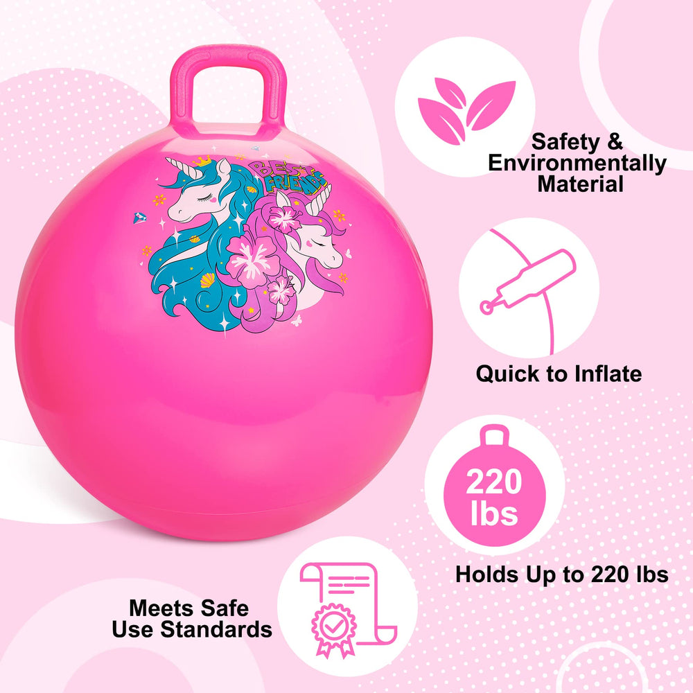 ZOOJOY Hopper Ball demonstrates engaging bouncing for energy burn and balance.