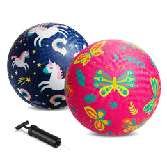 ZOOJOY playground balls 2-pack with pump for quick inflation