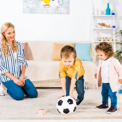 ZOOJOY Size 3 ball ships with a pump for quick inflation