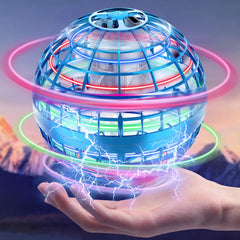 Zookao Boomerang Hover Ball front view shows compact design for indoor play.