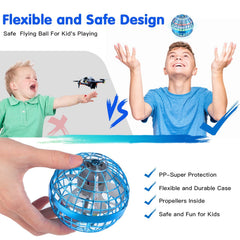 Zookao Boomerang Hover Ball with LED lighting enhances nighttime play.