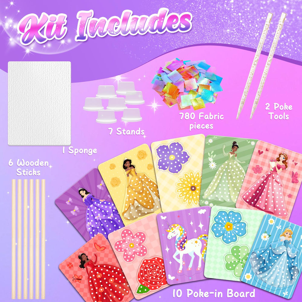 ZOOI Poke Art Kit foam flowers for vibrant patterns and decor