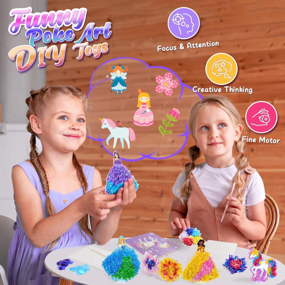 ZOOI Poke Art Kit wooden sticks for connecting and building scenes