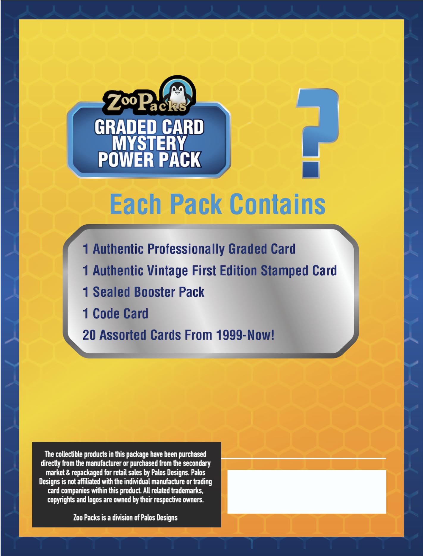 Zoo Packs booster pack image showing a sealed 10-card pack for exciting pulls.