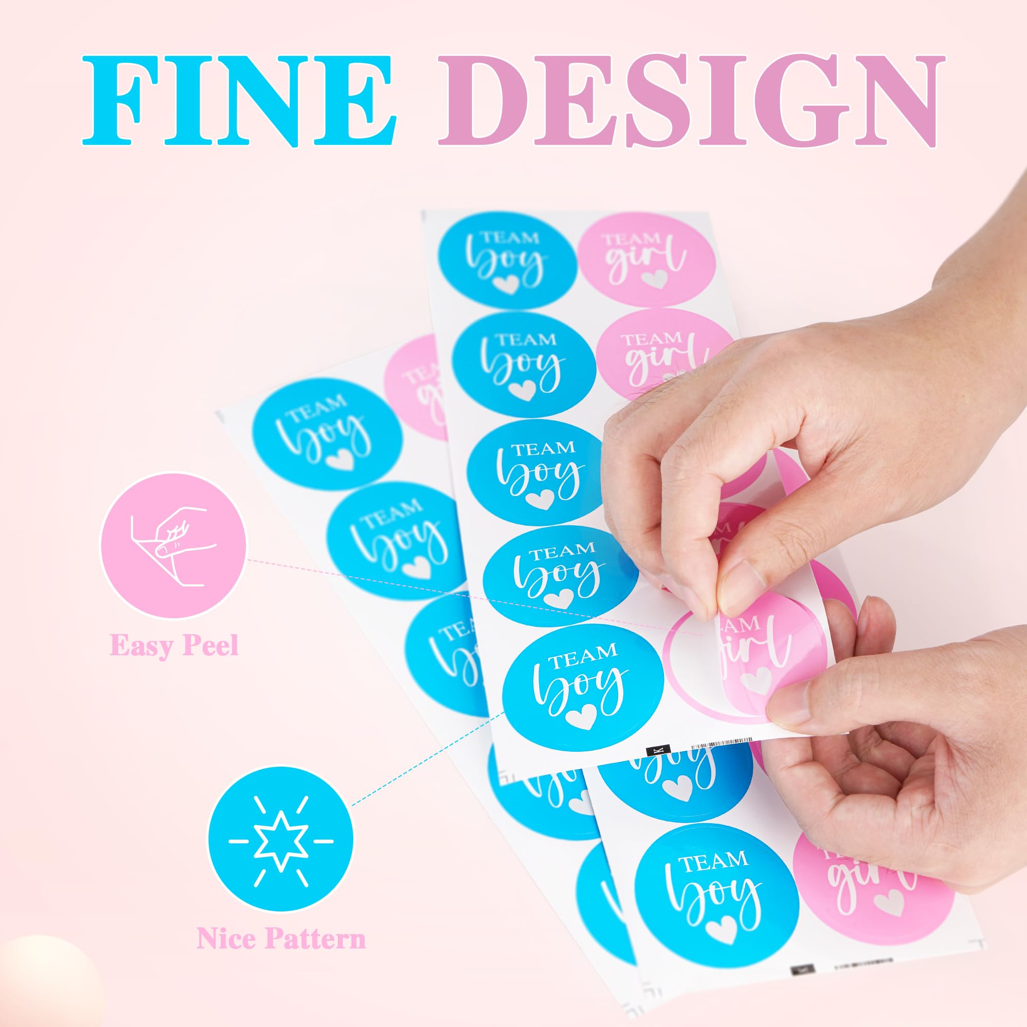 ZouYee cupcake topper sticker with easy-peel adhesive