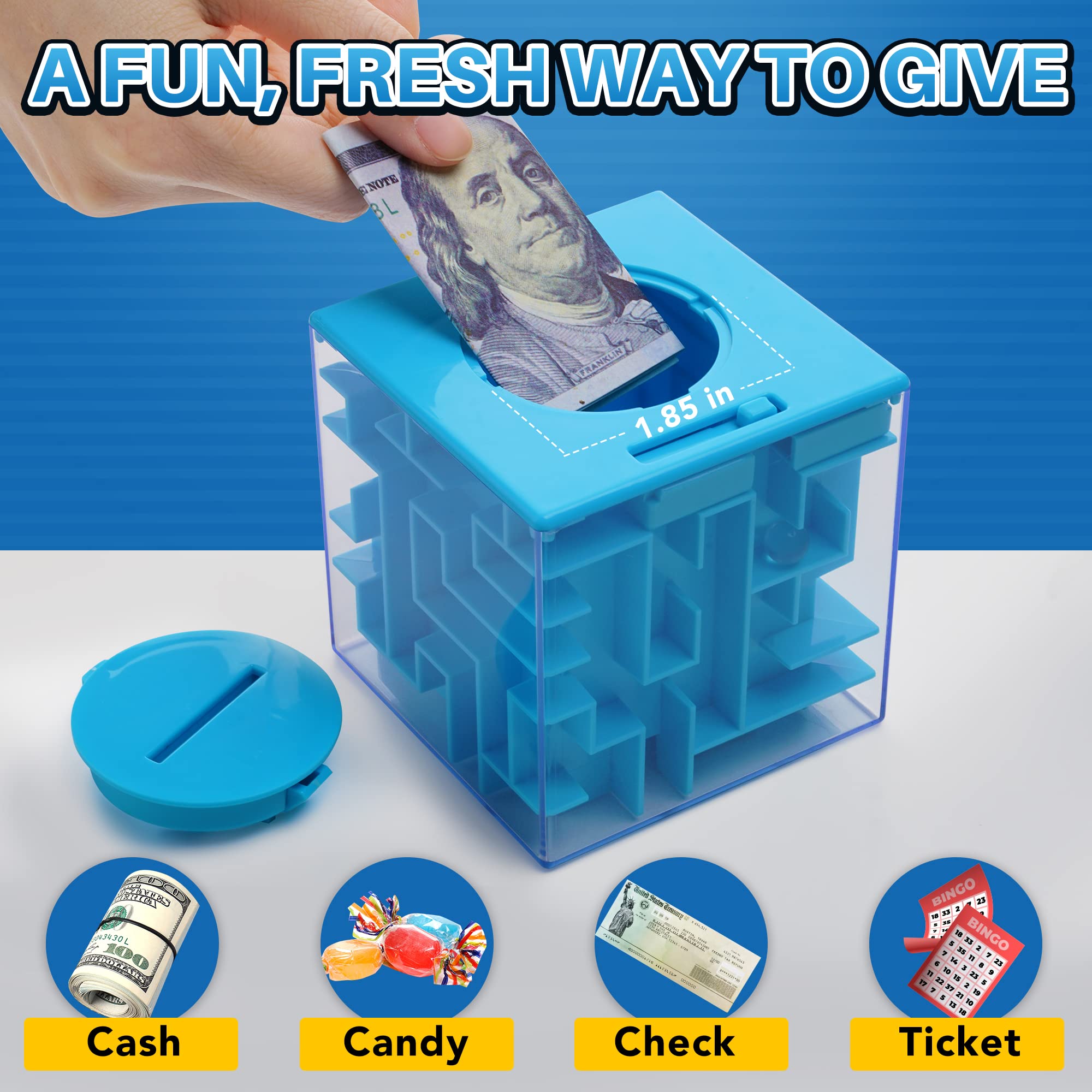 ZPISF Money Maze Box Green highlighting color variety for gifting