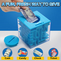 ZPISF Money Maze green puzzle box for a fun, solvable gift experience.