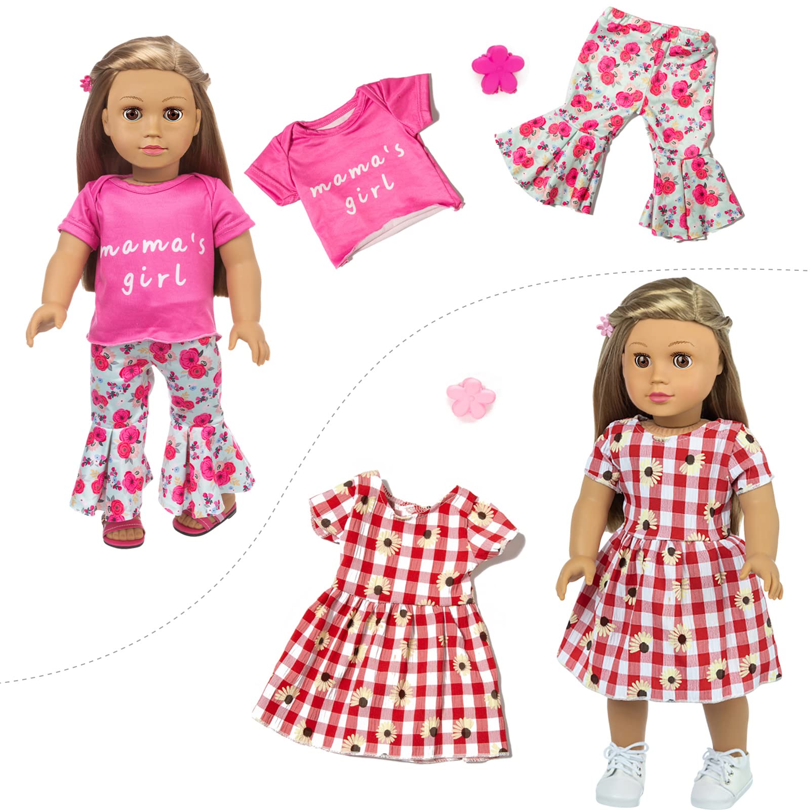 ZQDOLL cozy pajama set for bedtime stories and cuddly play.