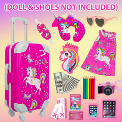 ZQDOLL travel pillow and eye mask set for comfy pretend trips
