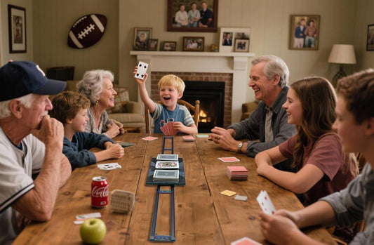 ZQDRPLUS Game Glider wheels enabling quiet card movement on table