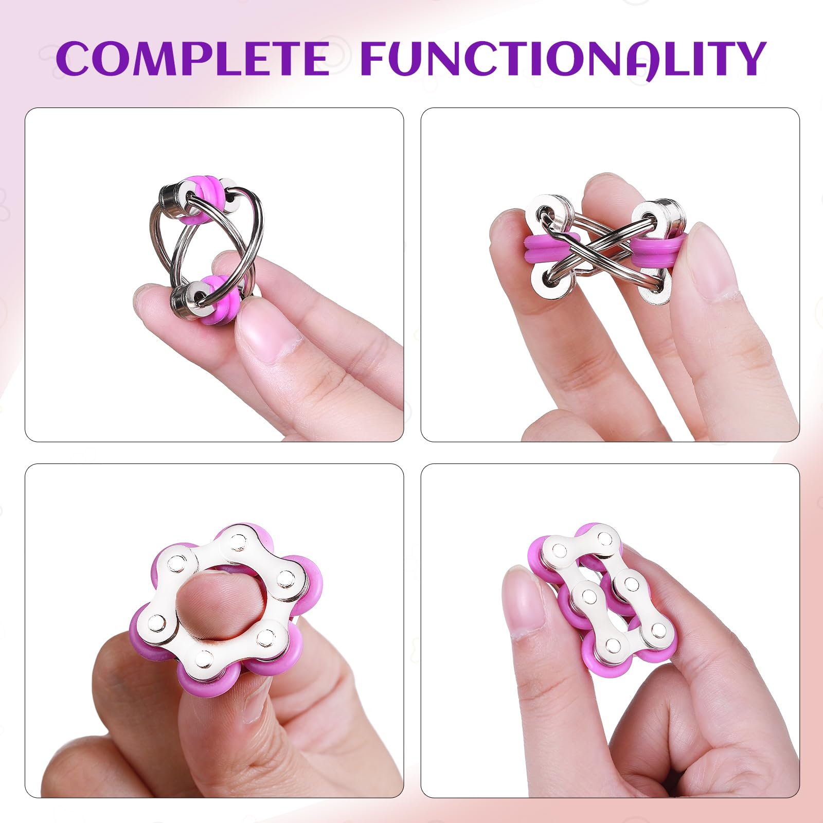 ZQFTZQ 2-mesh-marble fidget toy for soothing, mindful play