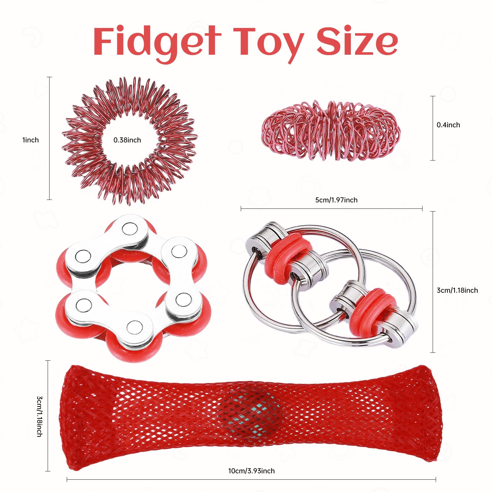 ZQFTZQ Infinity Flippy Roller Chain image for focus and stress relief