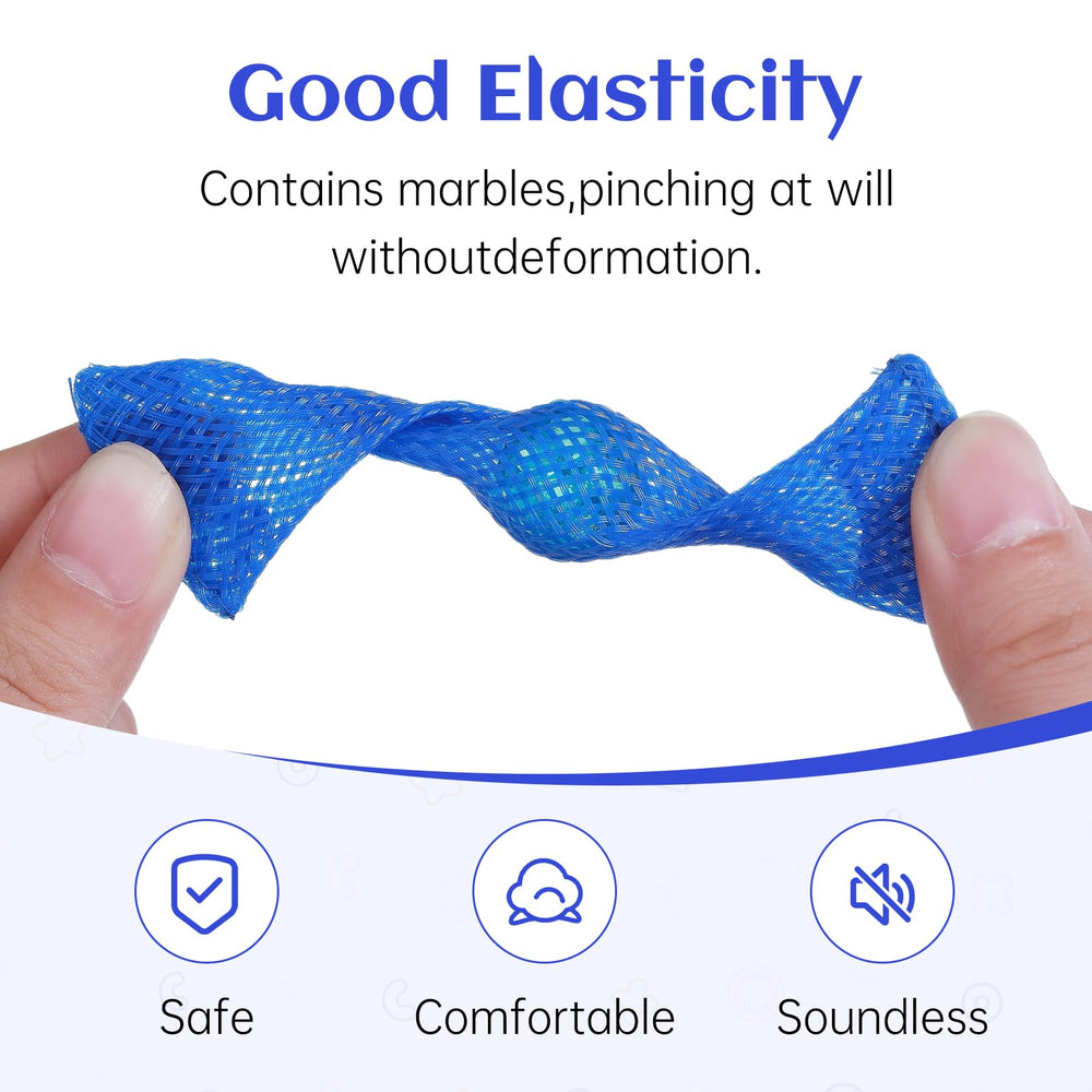 ZQFTZQ marble mesh fidget close-up showcasing soft silicone texture