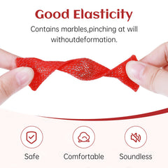 ZQFTZQ Marble Mesh Fidget Toy 2 image with smooth metal feel